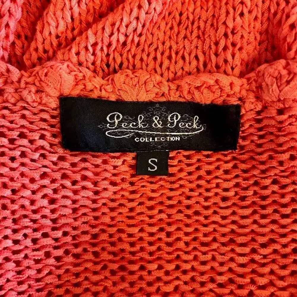 Peck & Peck collection knit sweater. Size S.